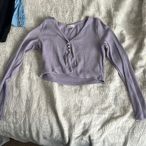 Purple women’s croptop shirt